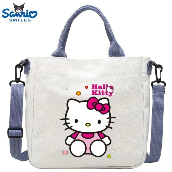Hello Kitty Canvas Shoulder Bag – Stylish & Versatile for Every Adventure - Picture 1 of 3